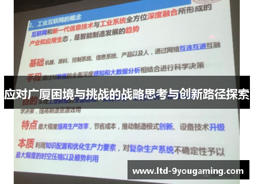 应对广厦困境与挑战的战略思考与创新路径探索